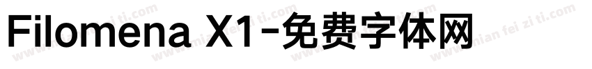 Filomena X1字体转换